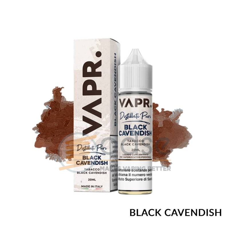 BLACK CAVENDISH PREMIX DISTILLATI PURI VAPR. - Mix 'n vape