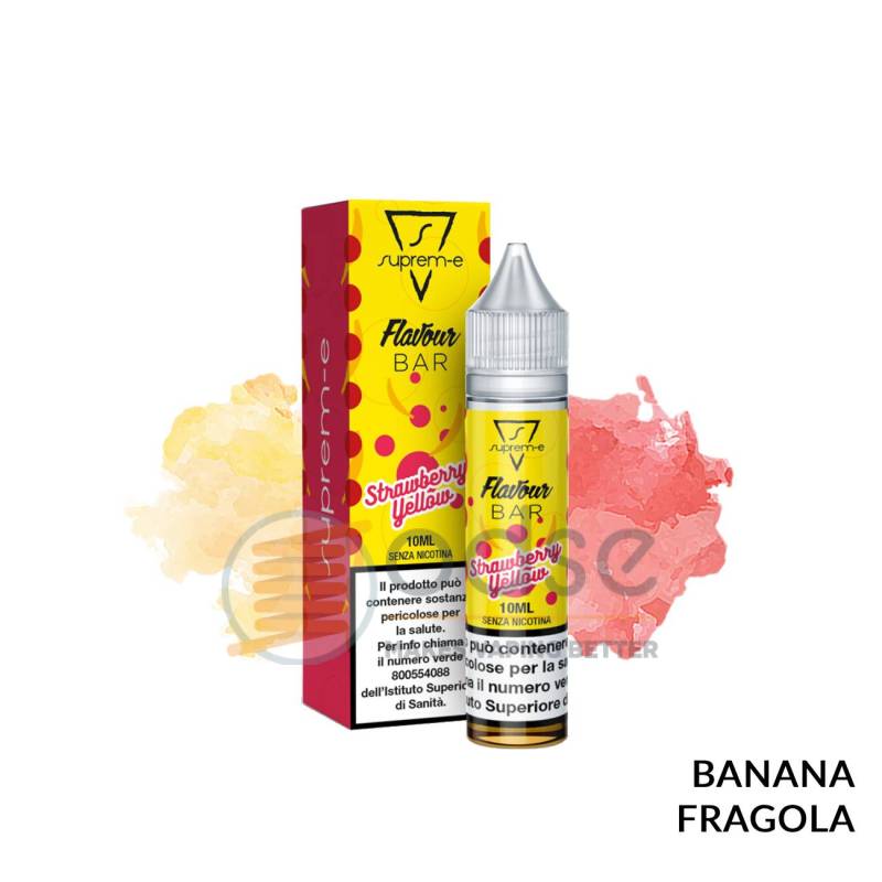 STRAWBERRY YELLOW MINI PREMIX FLAVOUR BAR SUPREM-E - Mini Mix 'n vape