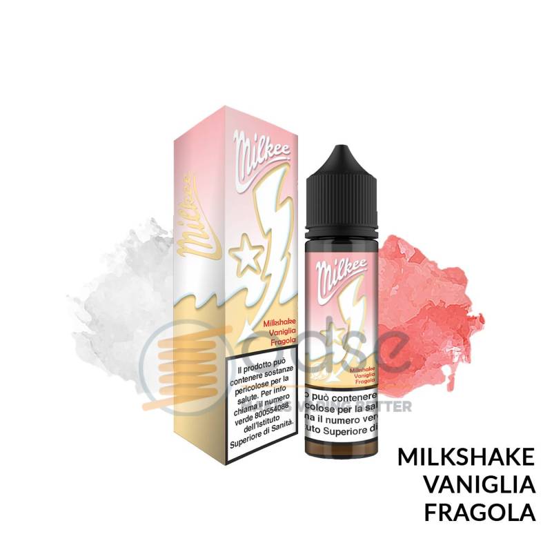 VANIGLIA E FRAGOLA PREMIX MILKEE HIGH VOLTAGE FLAVOURART - Mix 'n vape