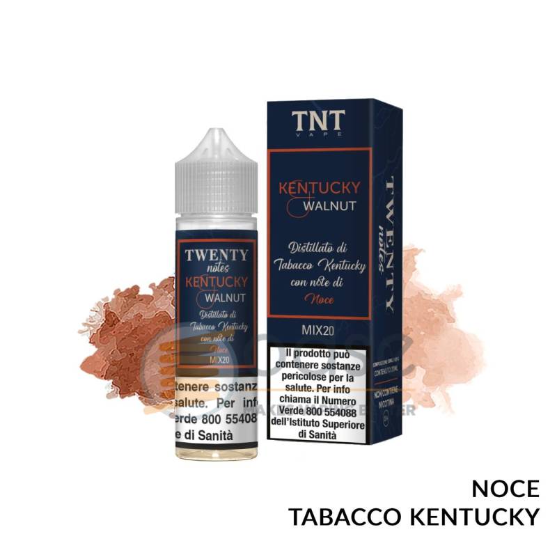 KENTUCKY E WALNUT PREMIX TWENTY NOTES TNT VAPE - Mix 'n vape