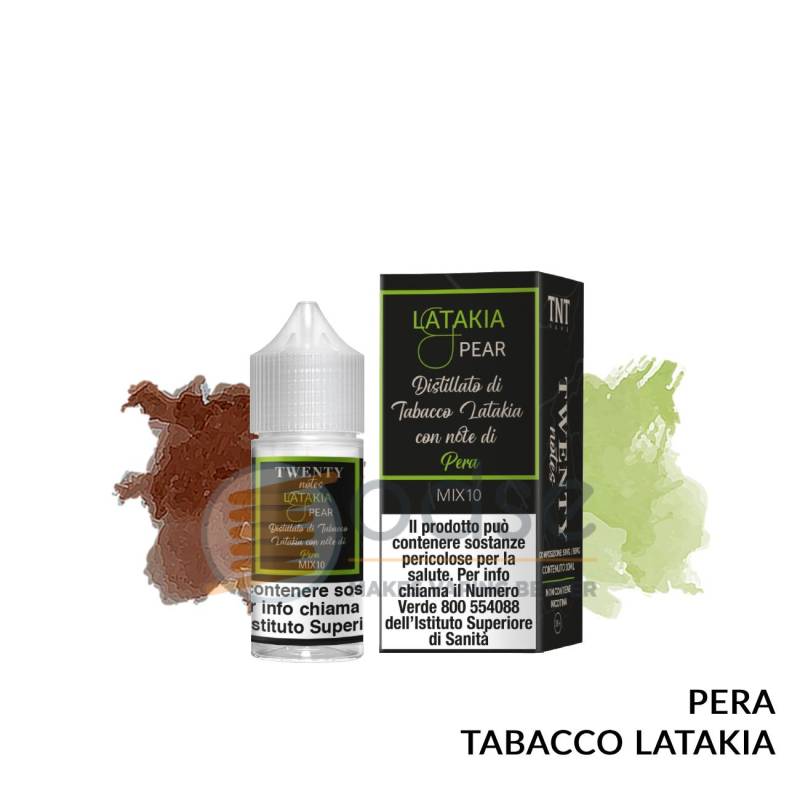 LATAKIA E PEAR MINI PREMIX TWENTY NOTES TNT VAPE - Mini Mix 'n vape