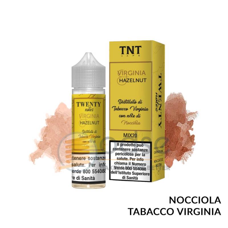 VIRGINIA E HAZELNUT PREMIX TWENTY NOTES TNT VAPE - Mix 'n vape