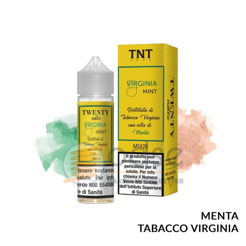 VIRGINIA E MINT PREMIX TWENTY NOTES TNT VAPE - Mix 'n vape