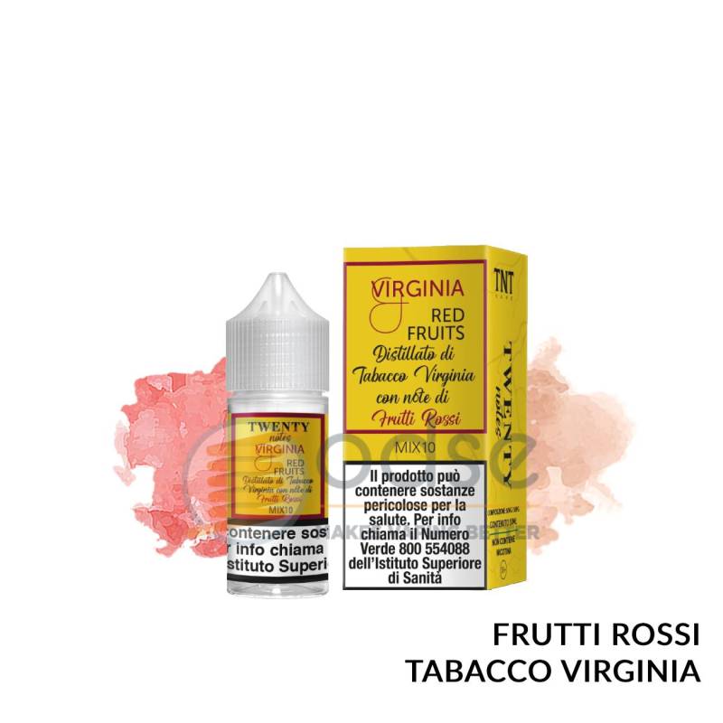 VIRGINIA E RED FRUITS MINI PREMIX TWENTY NOTES TNT VAPE - Mini Mix 'n vape