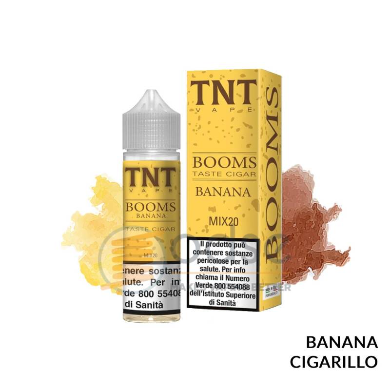 BOOMS BANANA PREMIX TNT VAPE - Mix 'n vape