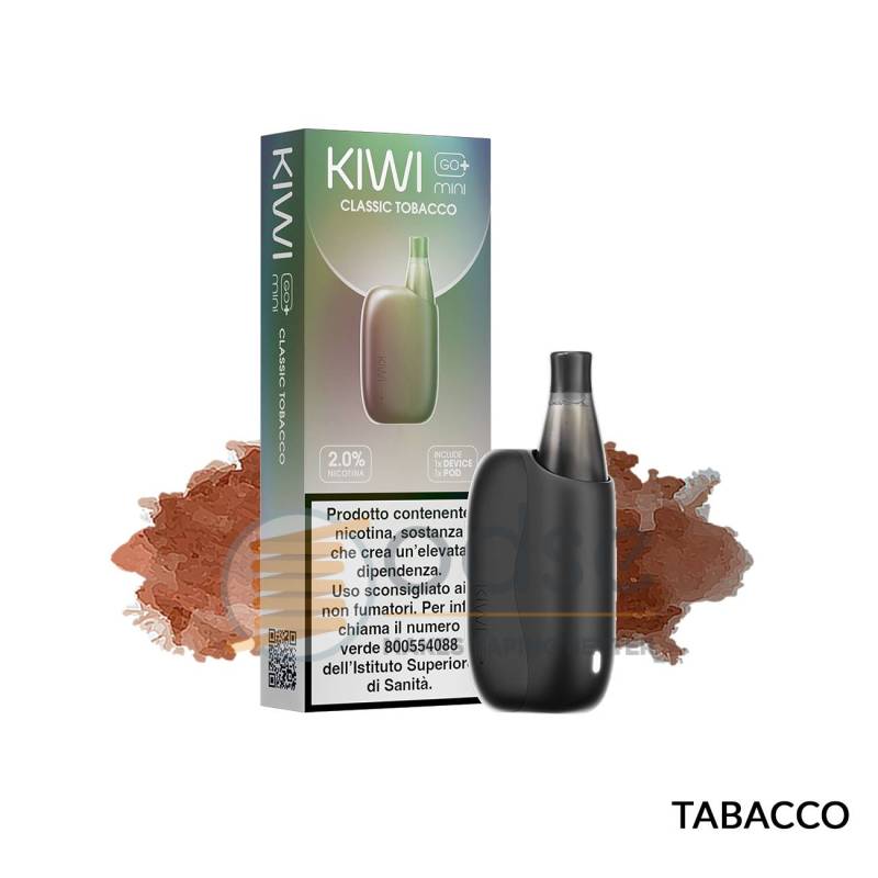 CLASSIC TOBACCO POD USA E GETTA KIWI GO+ MINI KIWI VAPOR - Pod usa e getta