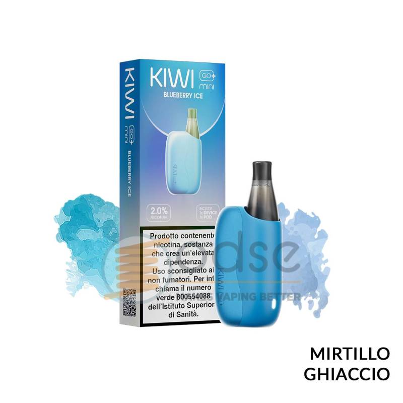 BLUEBERRY ICE POD USA E GETTA KIWI GO+ MINI KIWI VAPOR - Pod usa e getta