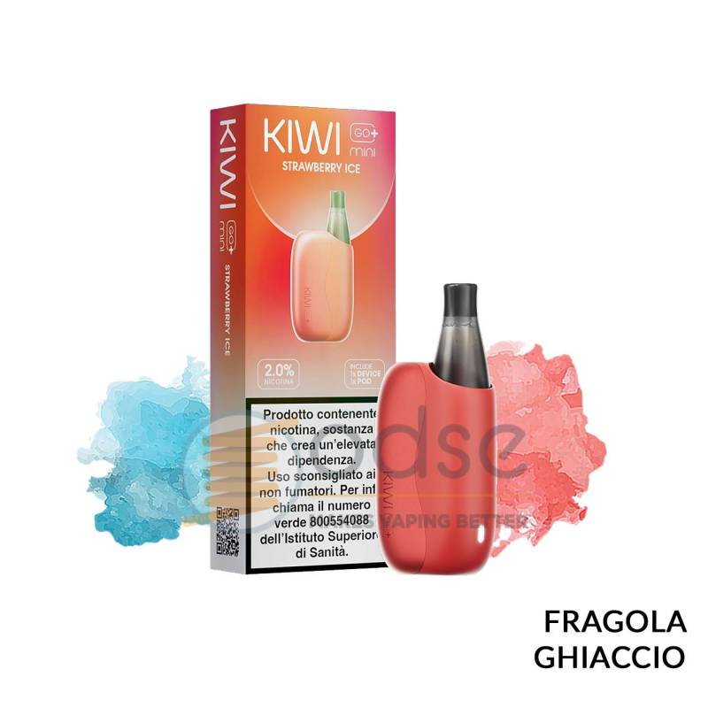 STRAWBERRY ICE POD USA E GETTA KIWI GO+ MINI KIWI VAPOR - Pod usa e getta