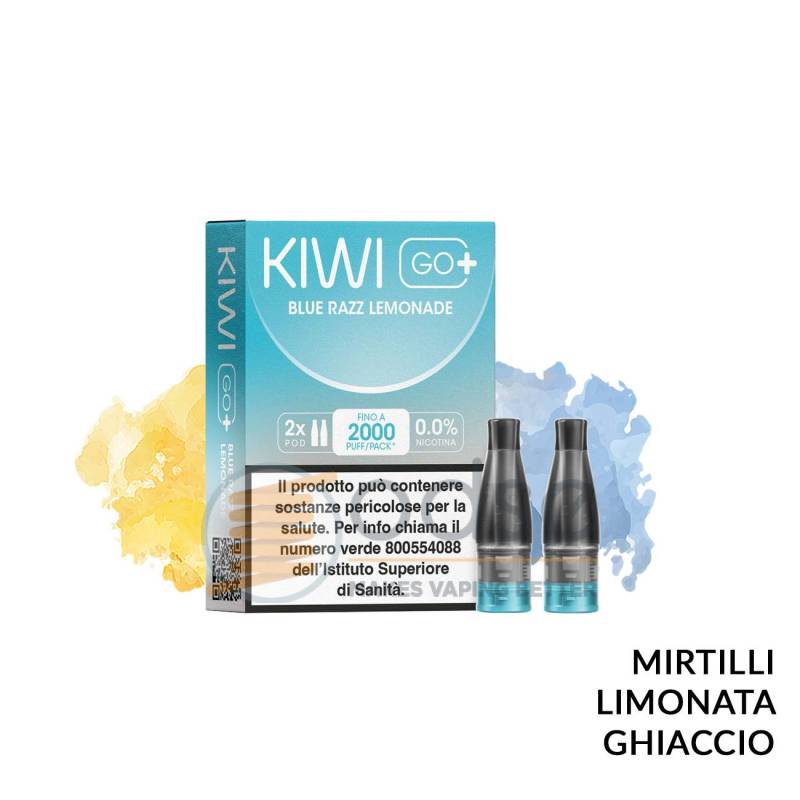 BLUE RAZZ LEMONADE POD PRECARICATA KIWI GO+ KIWI VAPOR 2 PEZZI - Pod precaricate