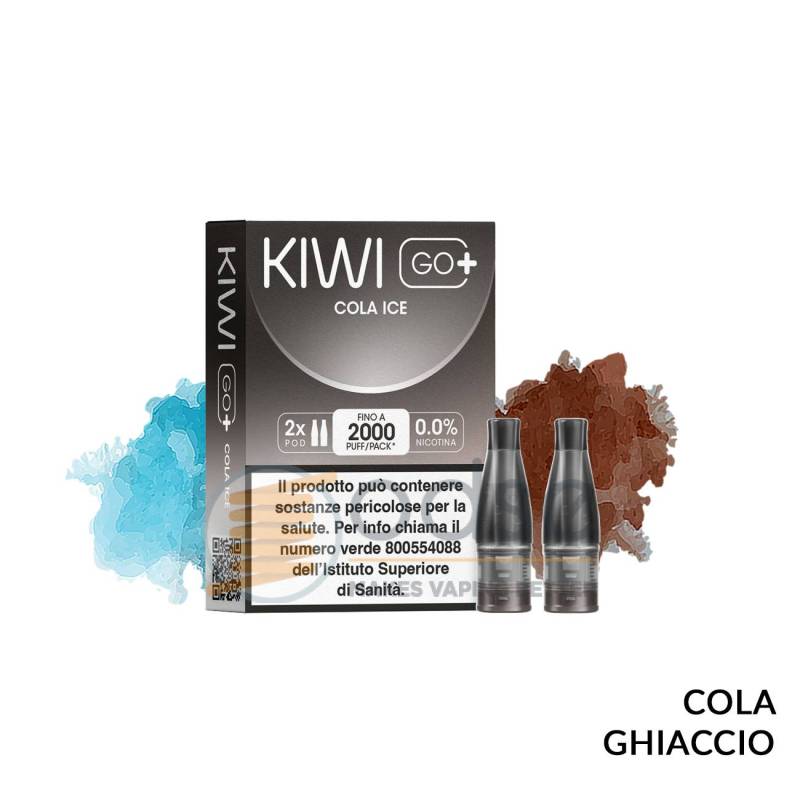 COLA ICE POD PRECARICATA KIWI GO+ KIWI VAPOR 2 PEZZI - Pod precaricate