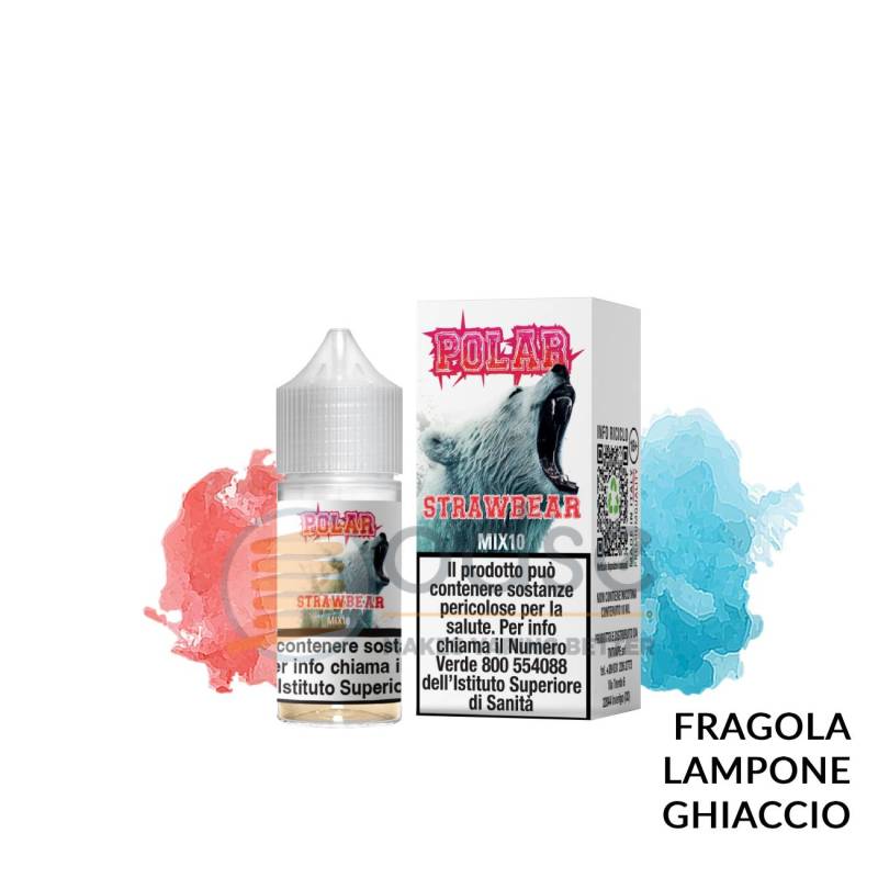 STRAWBEAR MINI PREMIX POLAR TNT VAPE - Mini Mix 'n vape