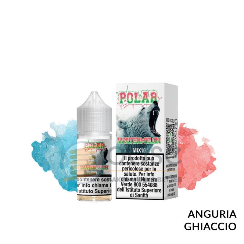 WATERMELON MINI PREMIX POLAR TNT VAPE - Mini Mix 'n vape