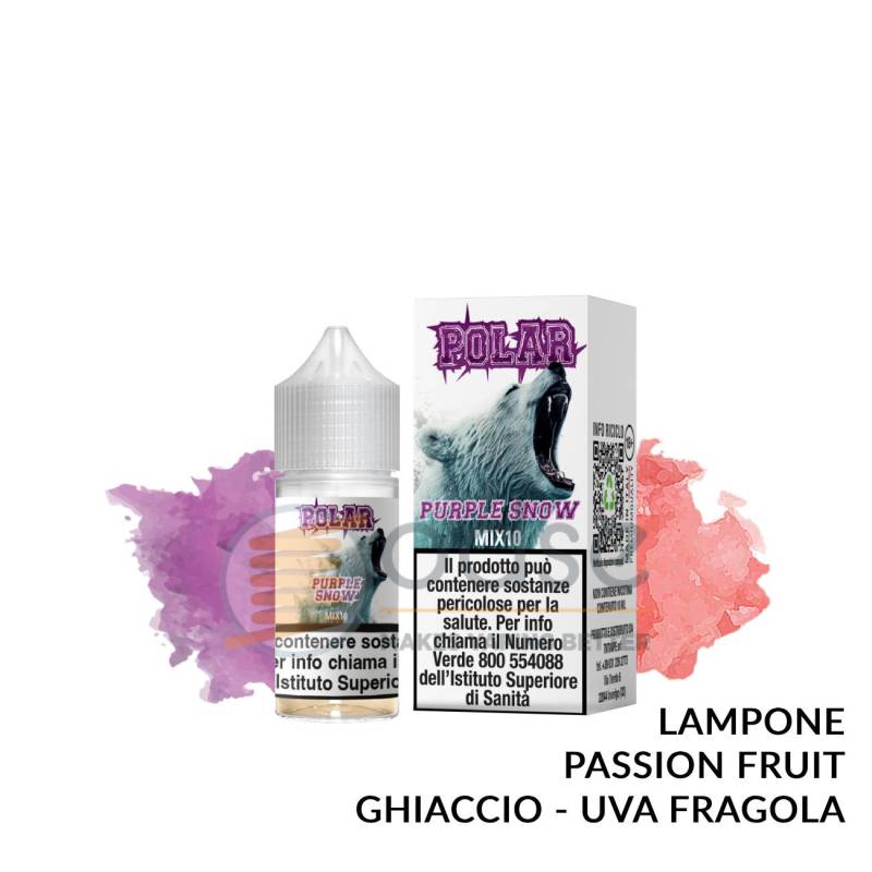 PURPLE SNOW MINI PREMIX POLAR TNT VAPE - Mini Mix 'n vape