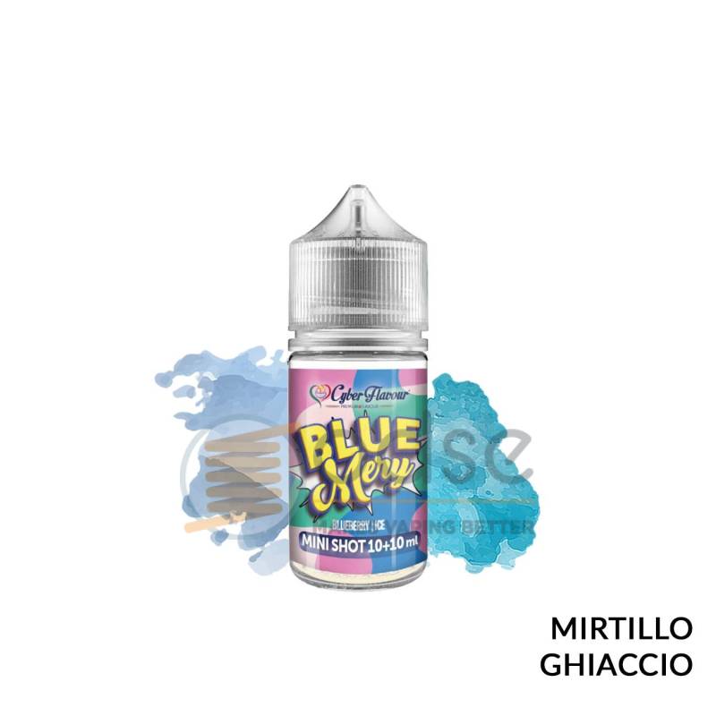 BLUE MERY MINI PREMIX CYBER FLAVOUR - Mini Mix 'n vape