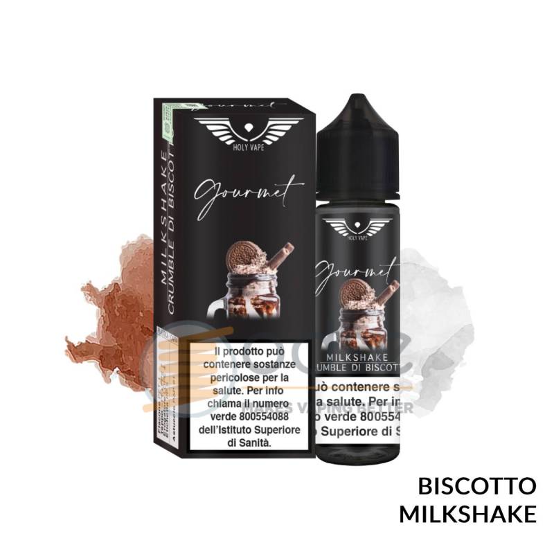 MILKSHAKE CRUMBLE DI BISCOTTO PREMIX GOURMET HOLY VAPE - Mix 'n vape