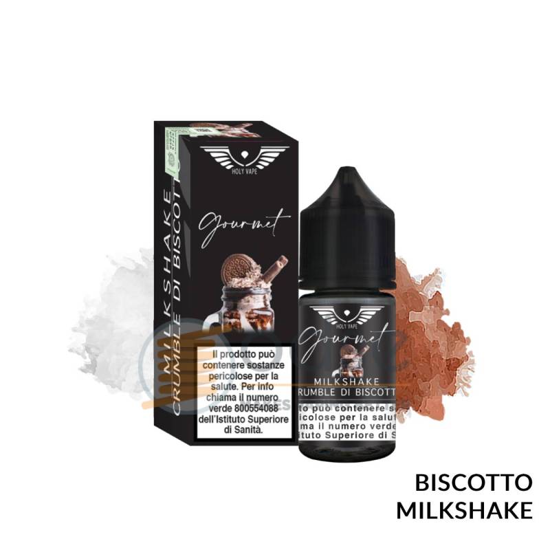 MILKSHAKE CRUMBLE DI BISCOTTO MINI PREMIX GOURMET HOLY VAPE - Mini Mix 'n vape