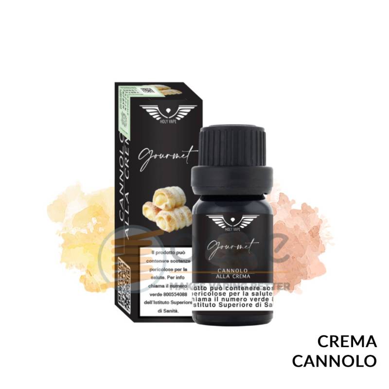 CANNOLO ALLA CREMA AROMA GOURMET HOLY VAPE - Cremosi