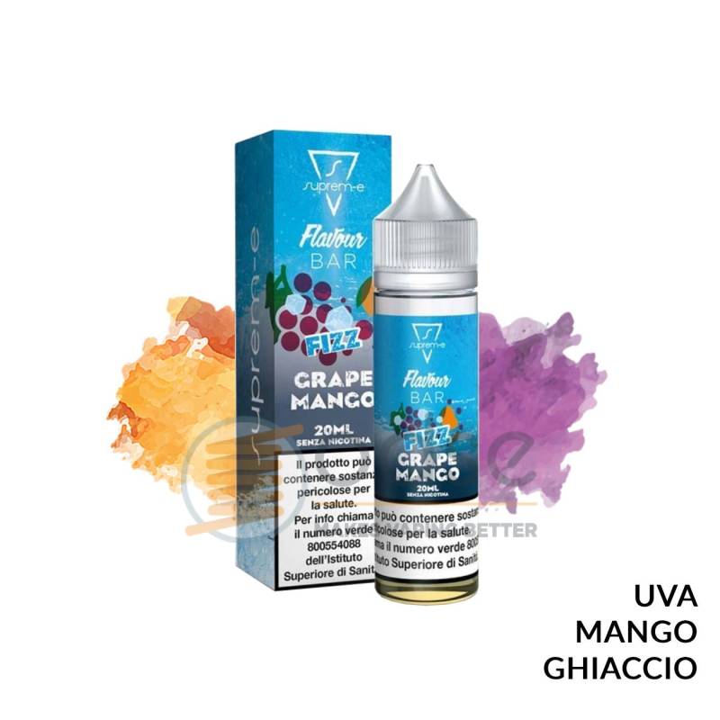 FIZZ GRAPE MANGO PREMIX FLAVOUR BAR SUPREM-E - Mix 'n vape