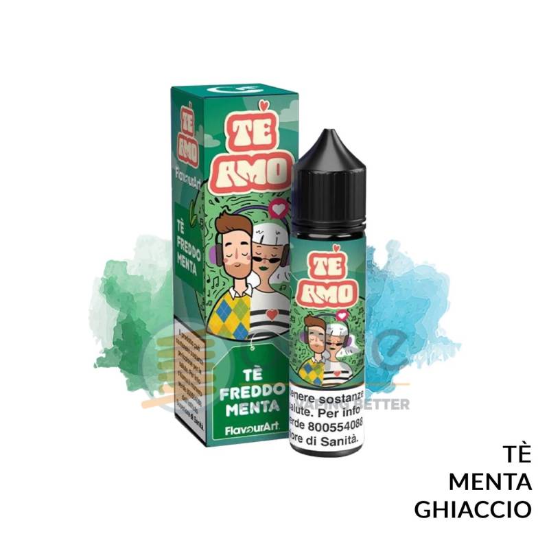 TÈ FREDDO MENTA PREMIX TE AMO FLAVOURART - Mix 'n vape
