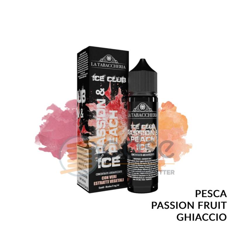 PASSION & PEACH ICE PREMIX ICE CLUB LA TABACCHERIA - Mix 'n vape