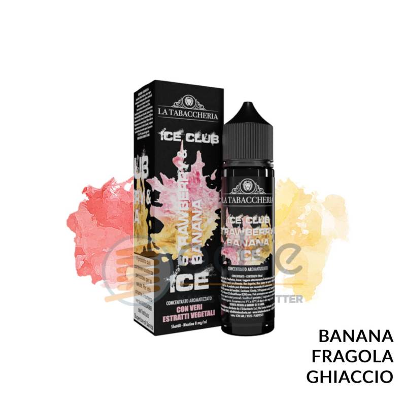 STRAWBERRY & BANANA ICE PREMIX ICE CLUB LA TABACCHERIA - Mix 'n vape