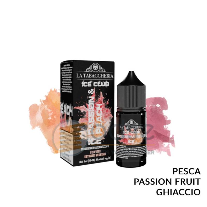 PASSION & PEACH ICE MINI PREMIX ICE CLUB LA TABACCHERIA - Mini Mix 'n vape