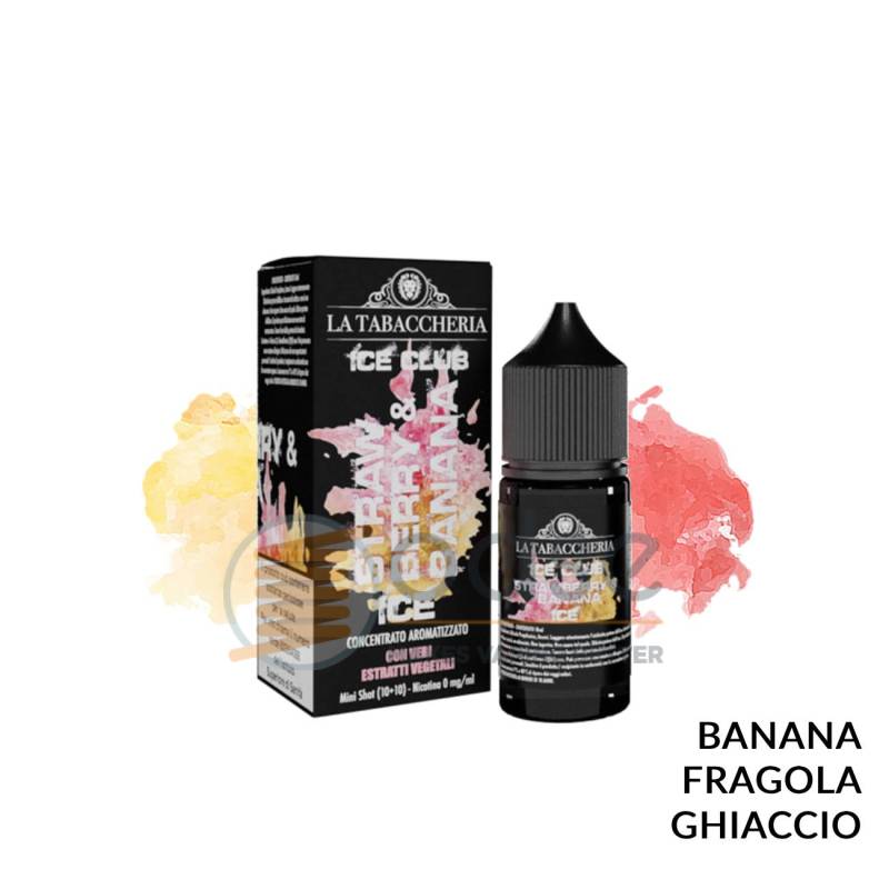 STRAWBERRY & BANANA ICE MINI PREMIX ICE CLUB LA TABACCHERIA - Mini Mix 'n vape