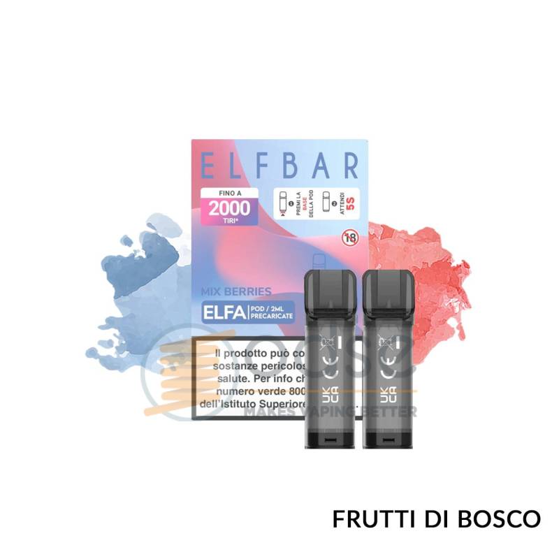 MIX BERRIES POD PRECARICATA ELFA 2 PEZZI - Pod precaricate