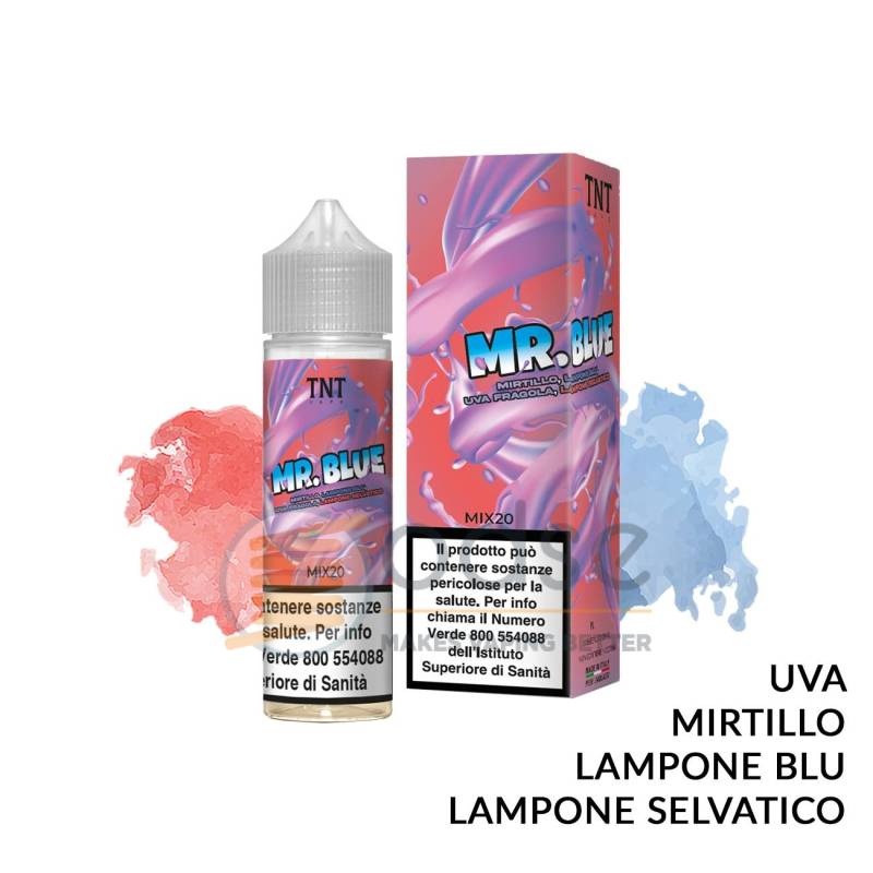 MR. BLUE PREMIX FRUITY TNT VAPE - Mix 'n vape