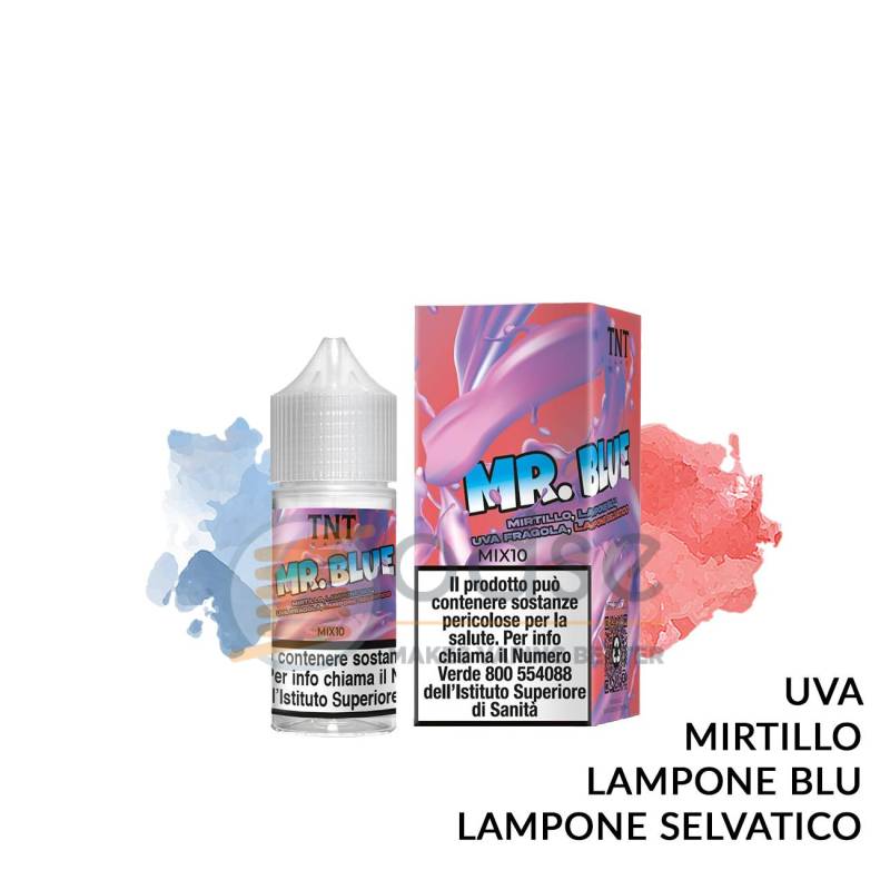 MR. BLUE MINI PREMIX FRUITY TNT VAPE - Mini Mix 'n vape