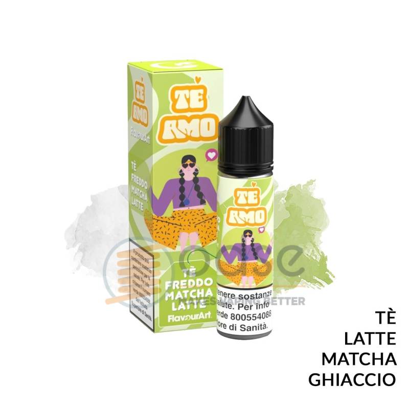 TÈ FREDDO MATCHA LATTE PREMIX TE AMO FLAVOURART - Mix 'n vape