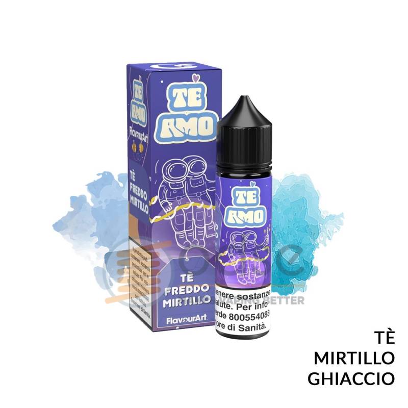 TÈ FREDDO MIRTILLO PREMIX TE AMO FLAVOURART - Mix 'n vape