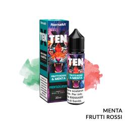 FRUTTI ROSSI & MENTA PREMIX TEN X FLAVOURART - Mix 'n vape