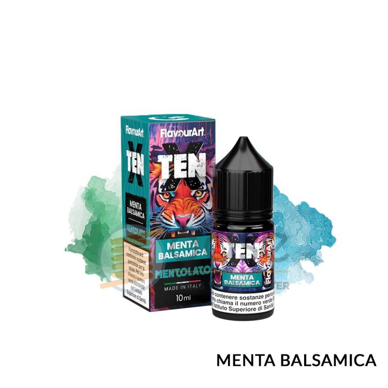 MENTA BALSAMICA MINI PREMIX TEN X FLAVOURART - Mini Mix 'n vape