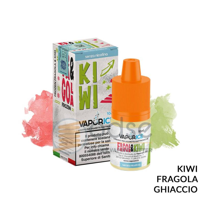 FRAGOLA E KIWI LIQUIDO VAPORICE VAPORART 10 ML - 10 mL