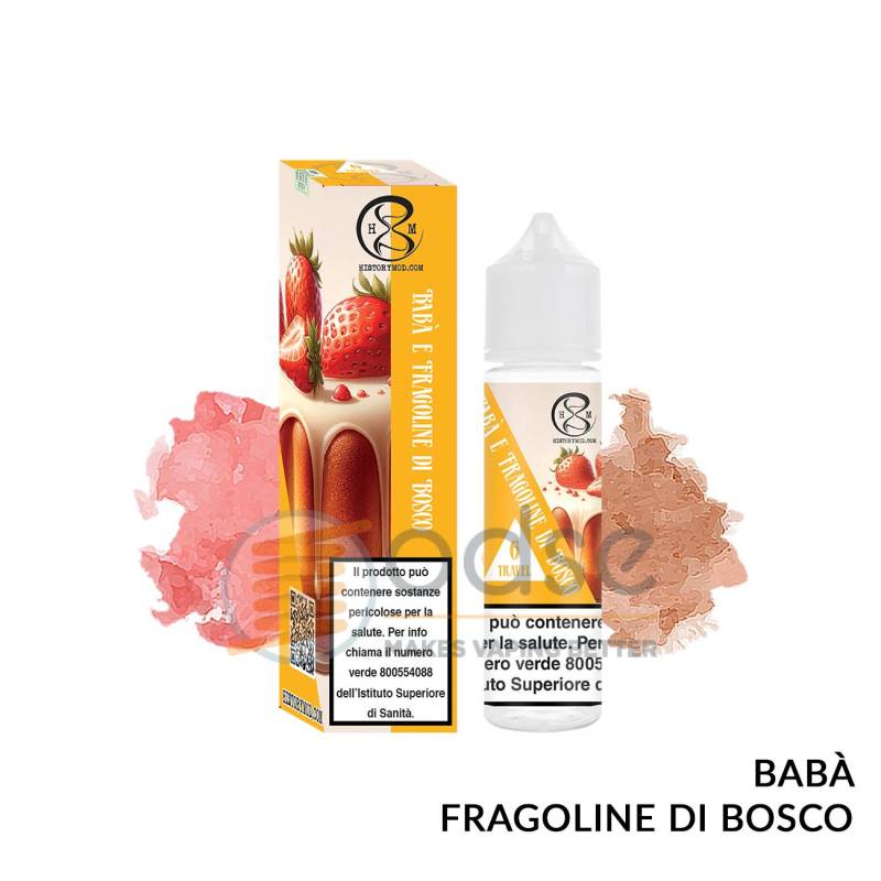 N. 6 BABÀ E FRAGOLINE PREMIX TRAVEL HISTORY MOD - Mix 'n vape