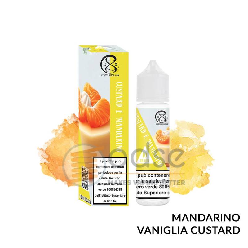 N. 10 CUSTARD E MANDARINO PREMIX TRAVEL HISTORY MOD - Mix 'n vape