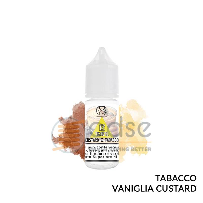 N. 12 CUSTARD E TABACCO AROMA TRAVEL HISTORY MOD - Tabaccosi