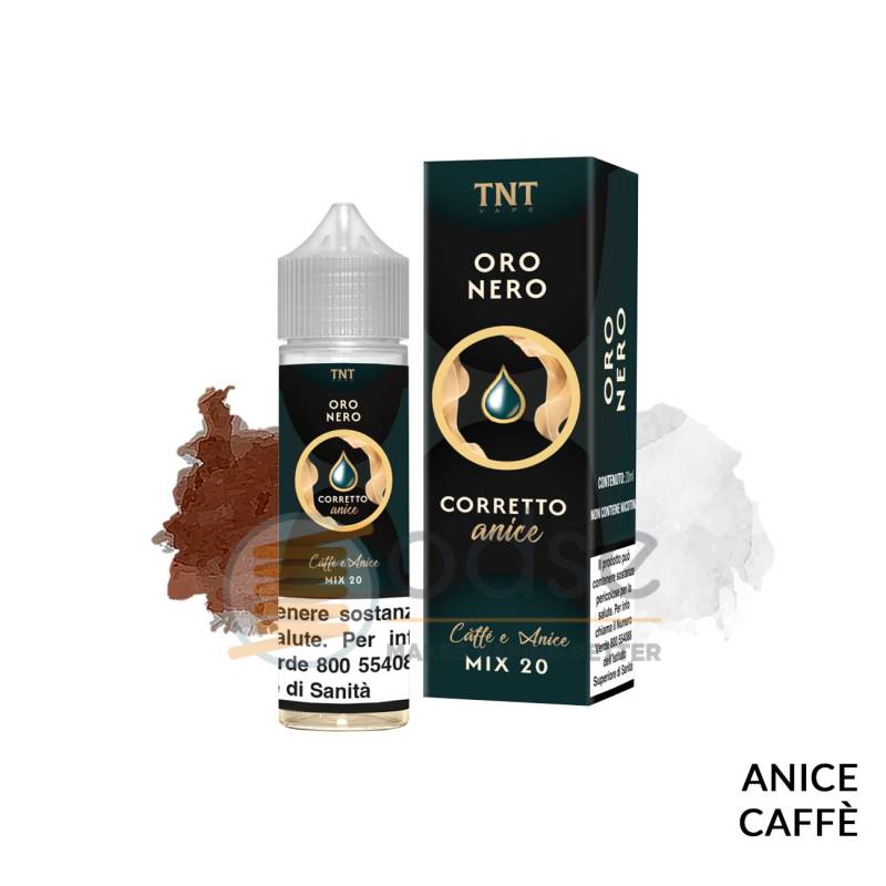 CORRETTO ANICE PREMIX ORO NERO TNT VAPE - Mix 'n vape