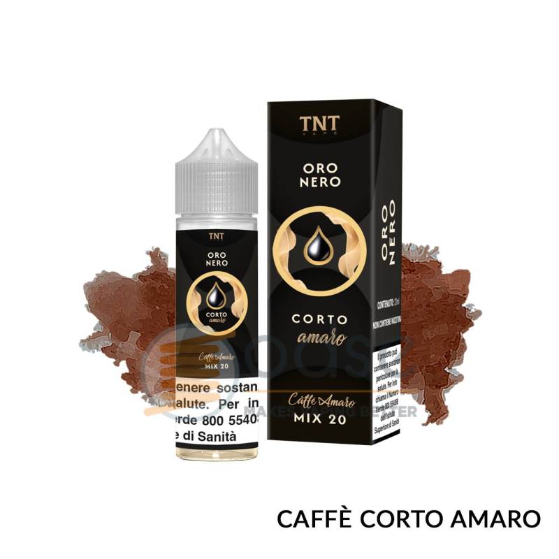 CORTO AMARO PREMIX ORO NERO TNT VAPE - Mix 'n vape