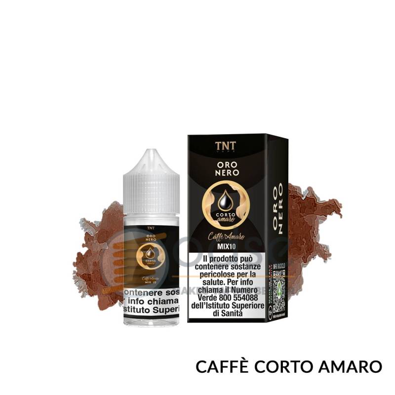 CORTO AMARO MINI PREMIX ORO NERO TNT VAPE - Mini Mix 'n vape