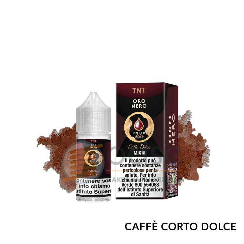 CORTO DOLCE MINI PREMIX ORO NERO TNT VAPE - Mini Mix 'n vape