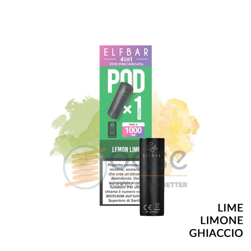 LEMON LIME POD PRECARICATA ELFBAR 4IN1 - Pod precaricate