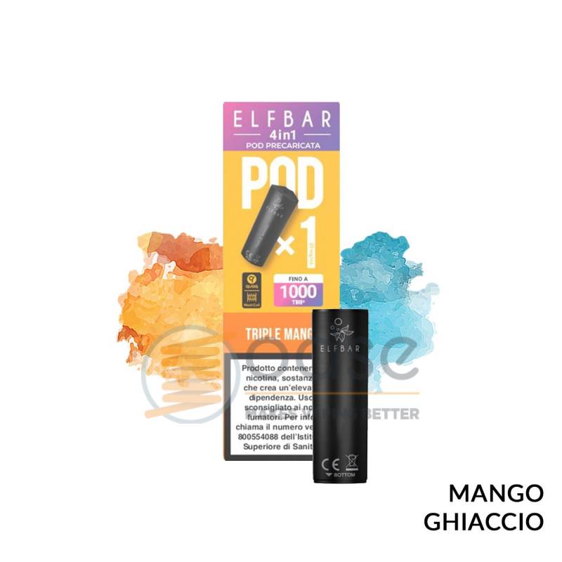 TRIPLE MANGO POD PRECARICATA ELFBAR 4IN1 - Pod precaricate