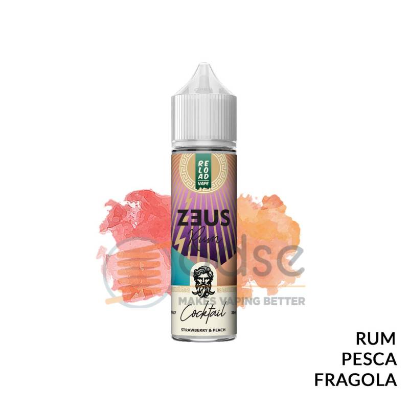 STRAWBERRY & PEACH PREMIX ZEUS RUM RELOAD VAPE - Mix 'n vape