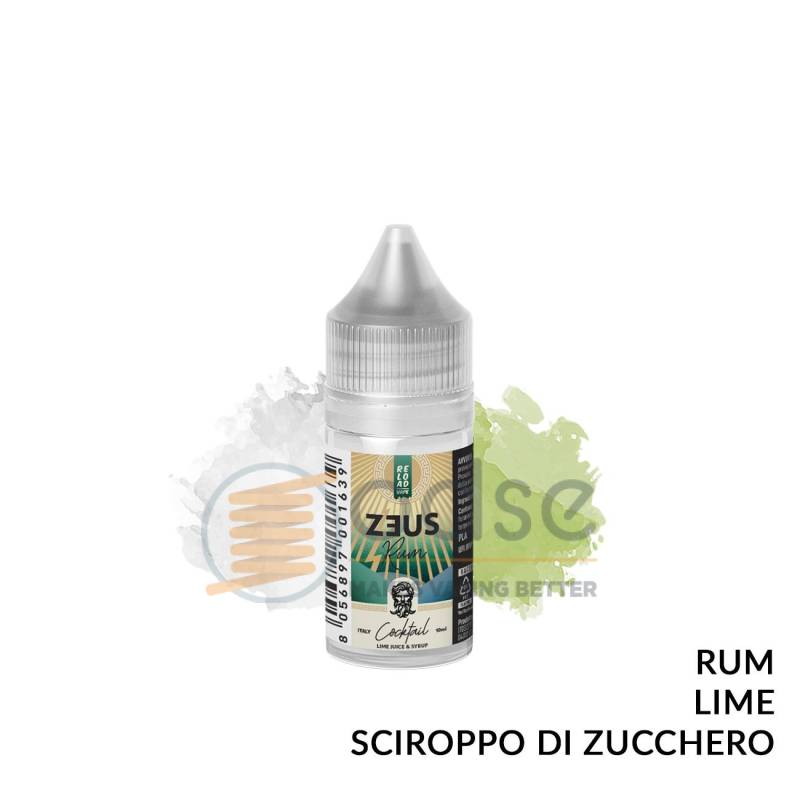 LIME JUICE & SYRUP MINI PREMIX ZEUS RUM RELOAD VAPE - Mini Mix 'n vape