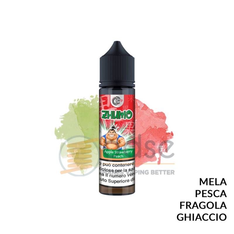 APPLE STRAWBERRY PEACH PREMIX ZHUMO DYPRINTECH - Mix 'n vape