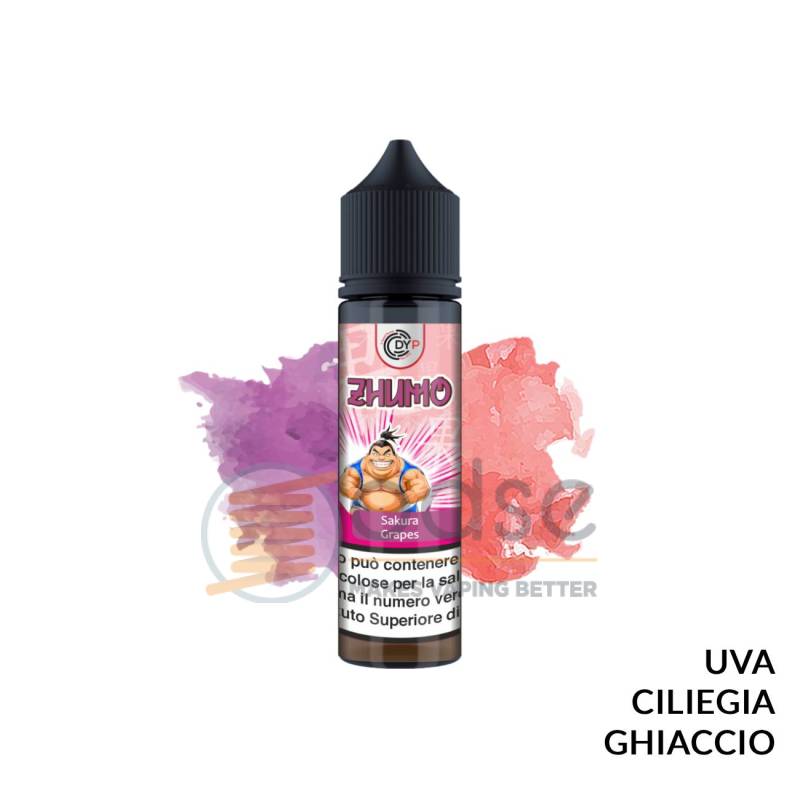 SAKURA GRAPES ICE PREMIX ZHUMO DYPRINTECH - Mix 'n vape