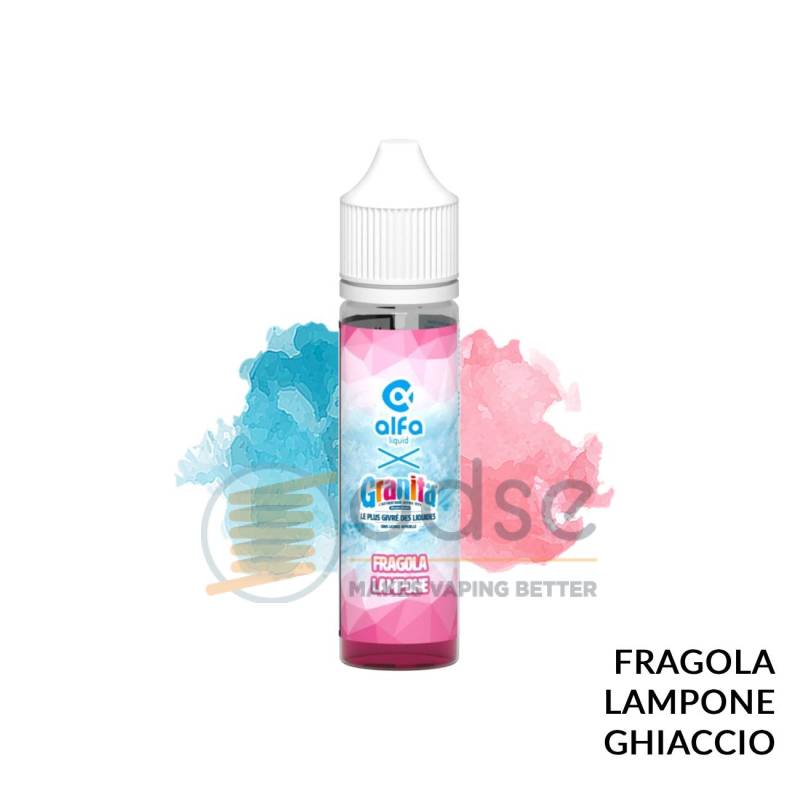 FRAGOLA E LAMPONE PREMIX GRANITA ALFALIQUID - Mix 'n vape