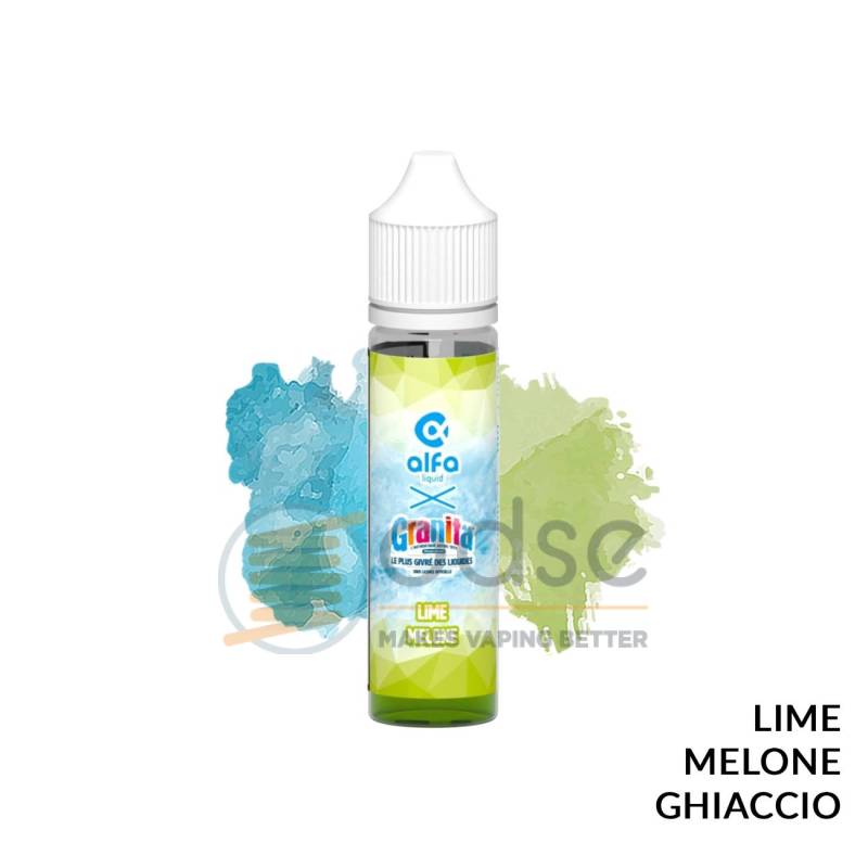 LIME E MELONE PREMIX GRANITA ALFALIQUID - Mix 'n vape